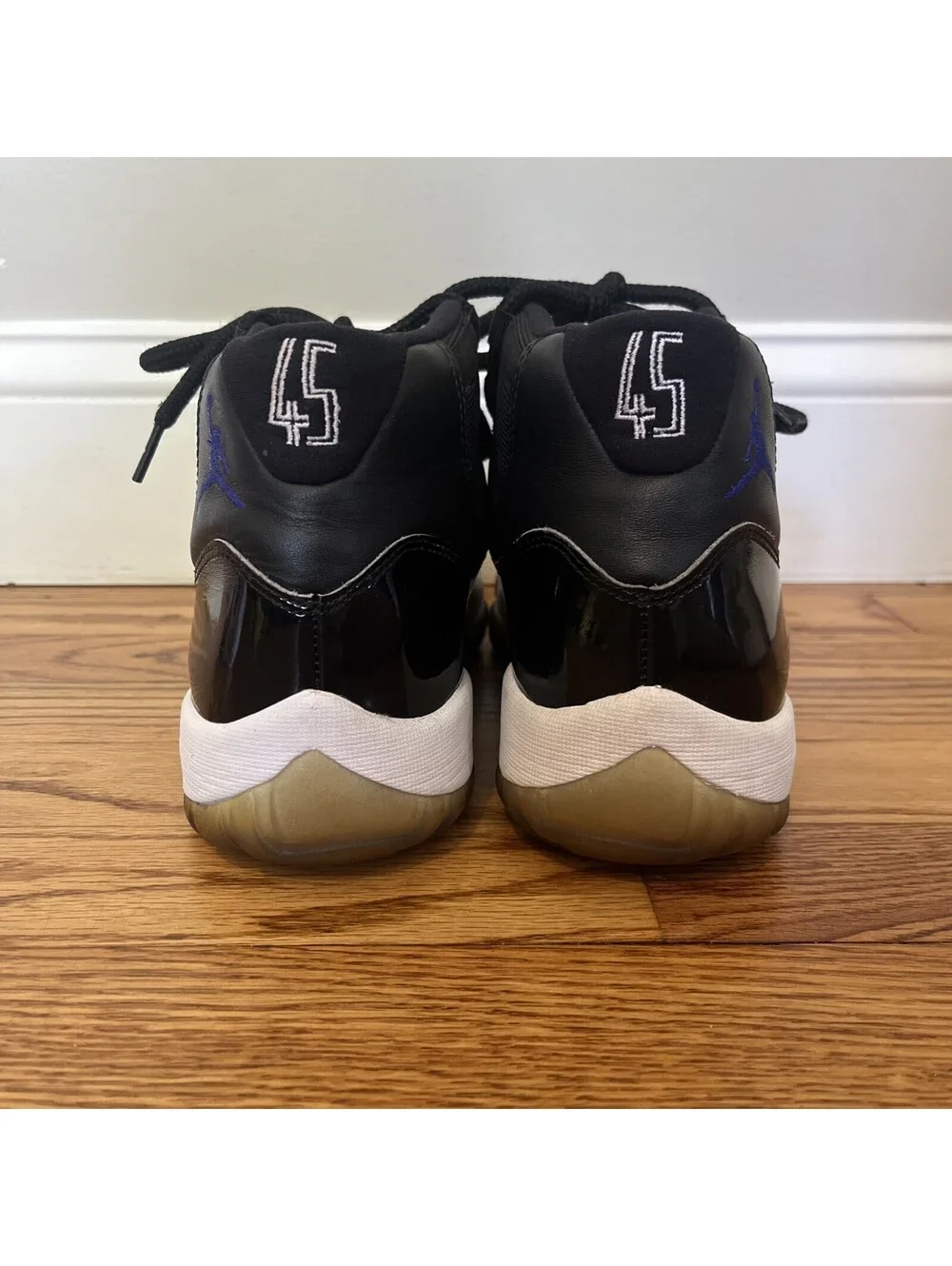 Air Jordan 11 Retro Space Jam 2016 Shoes Mens Size 8.5 Black Concord 378037-003